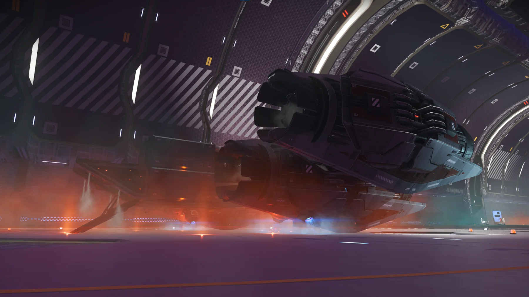 Low-angle propulsion construction record