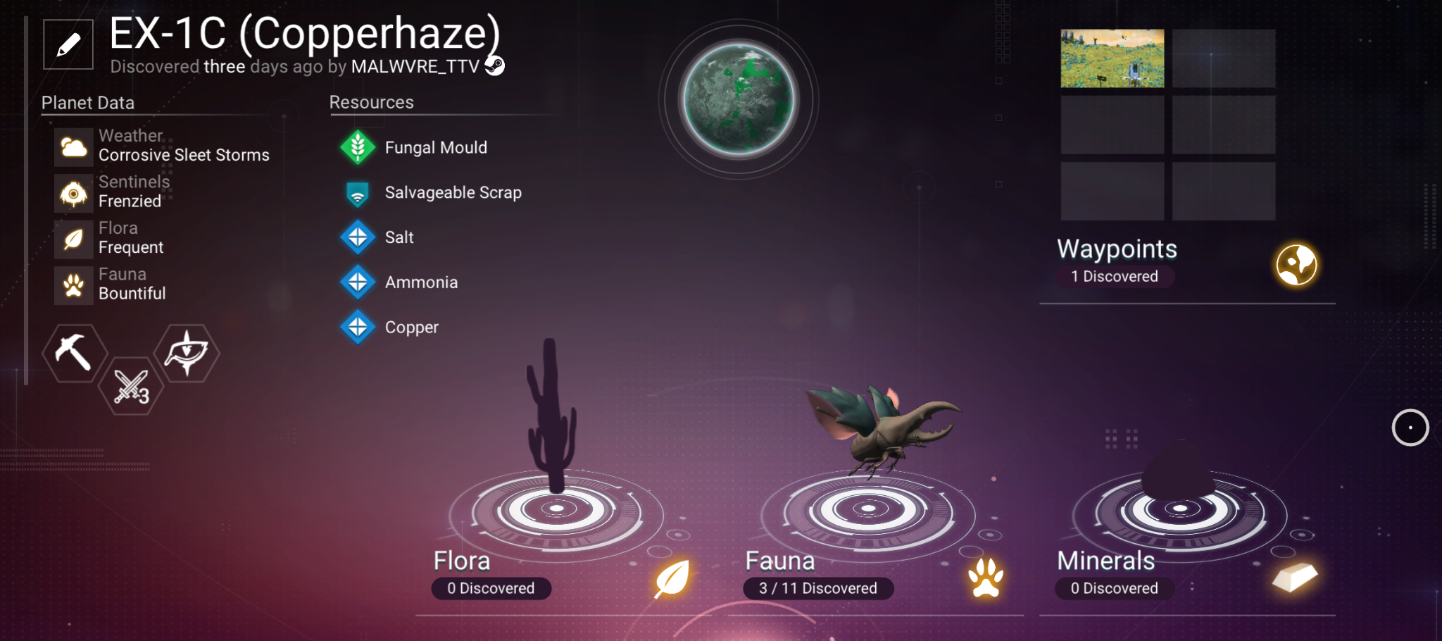 Copperhaze primary discovery record