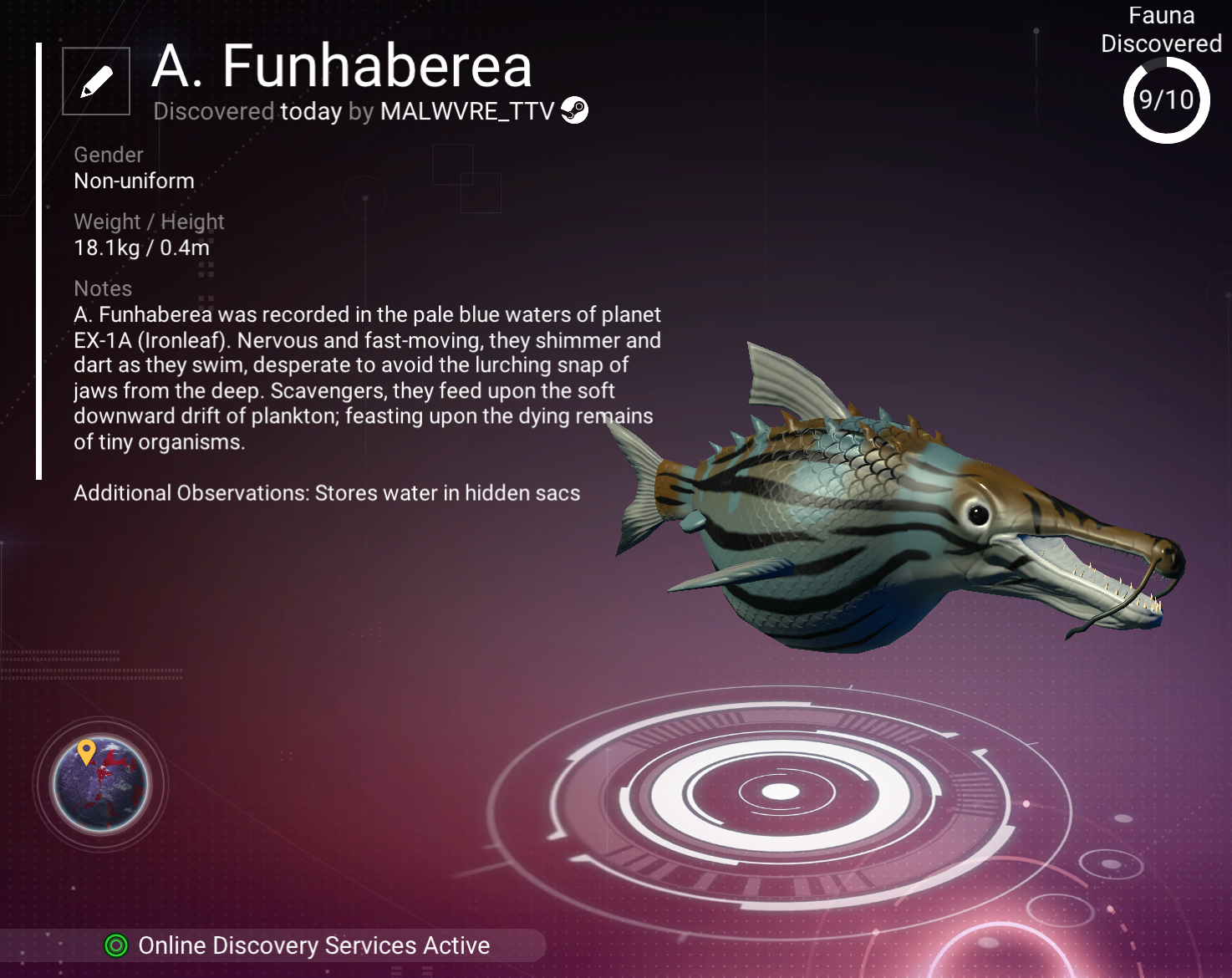 A. Funhaberea scanner registry record