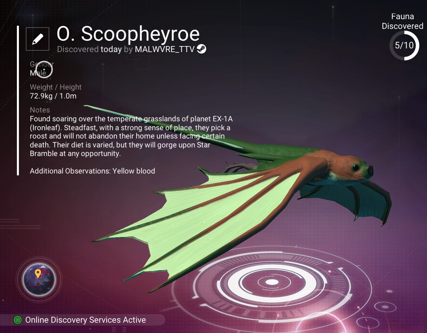 O. Scoopheyroe scanner registry record