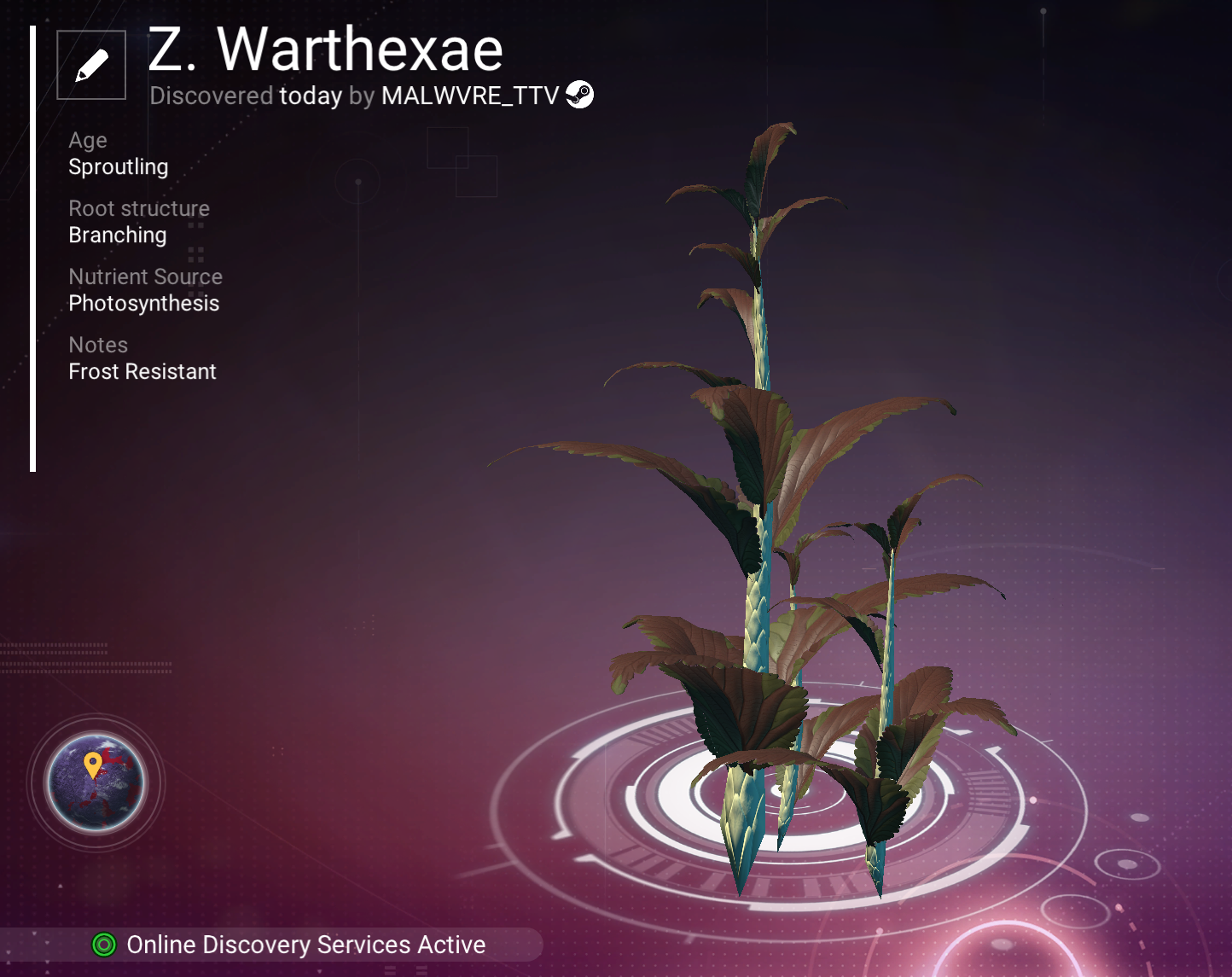 Z. Warthexae scanner registry record