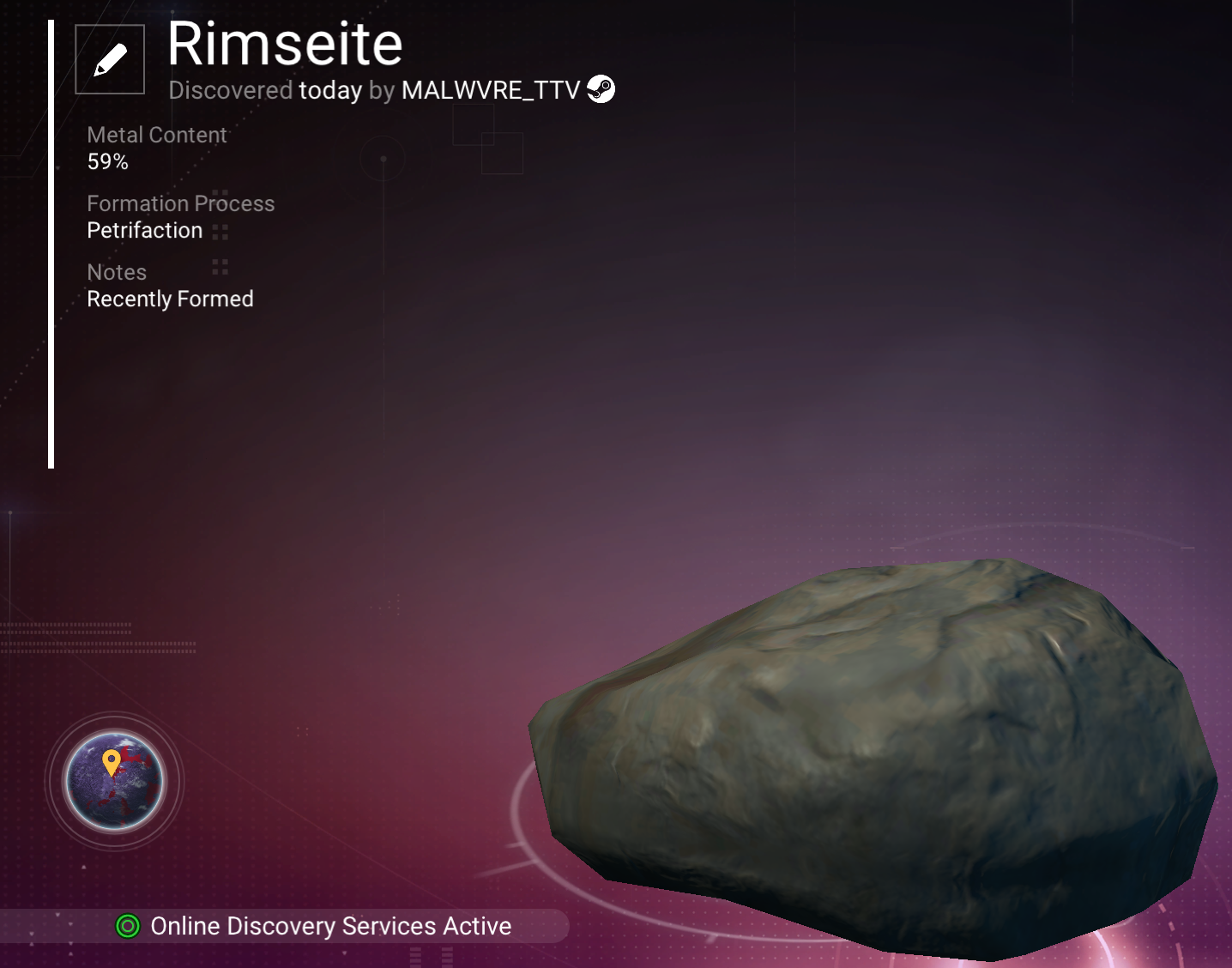 Rimseite scanner registry record