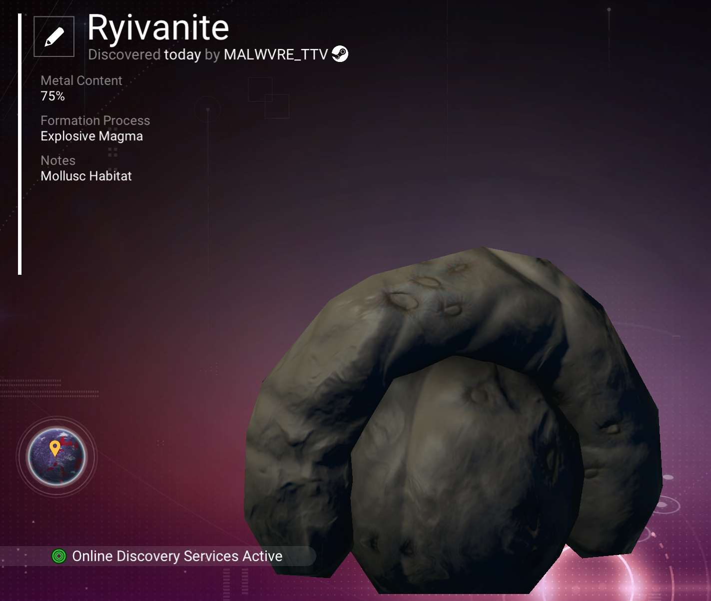 Ryivanite scanner registry record