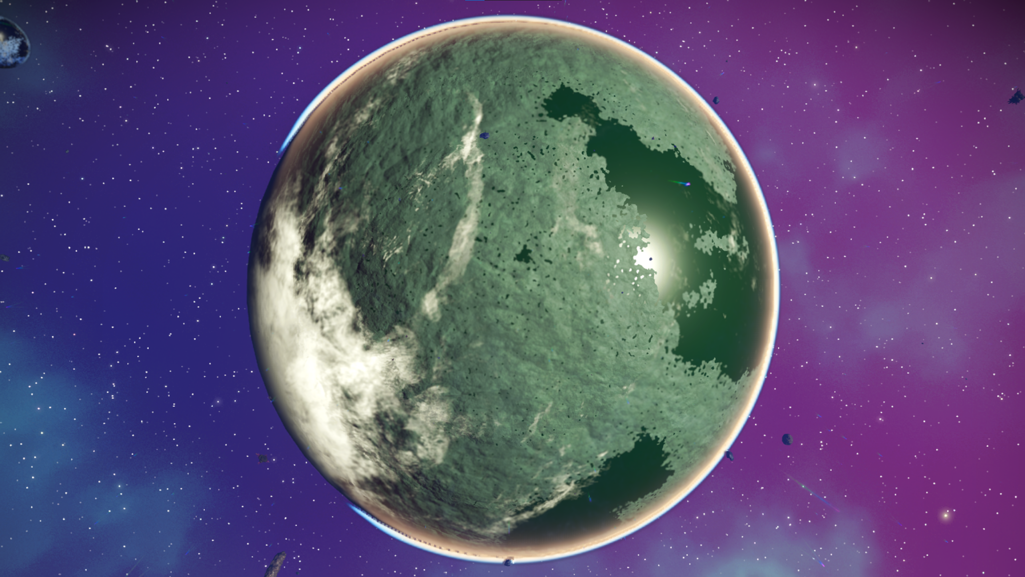 Copperhaze viewed from orbit